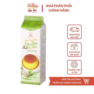 Kem Trứng Flan Phô Mai Sữa Dừa Lá Dứa Nhất Hương (1kg)