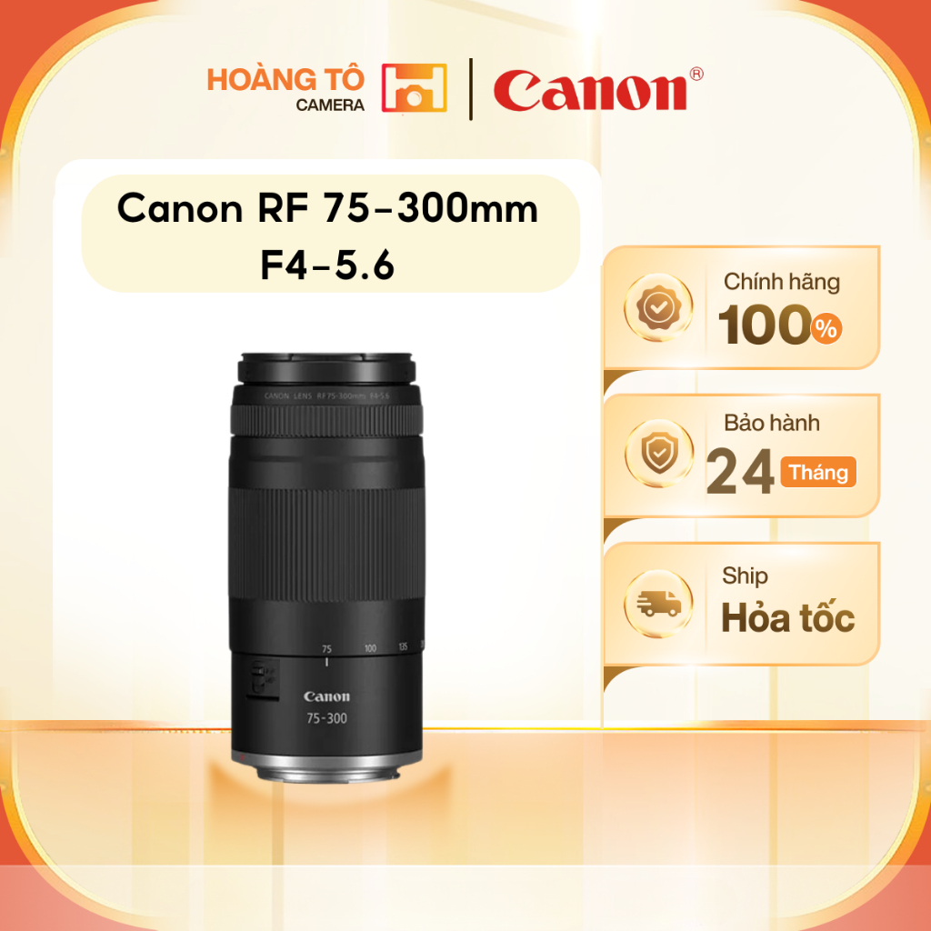 Ống kính Canon RF 75-300mm F4-5.6 | Mới chính hãng