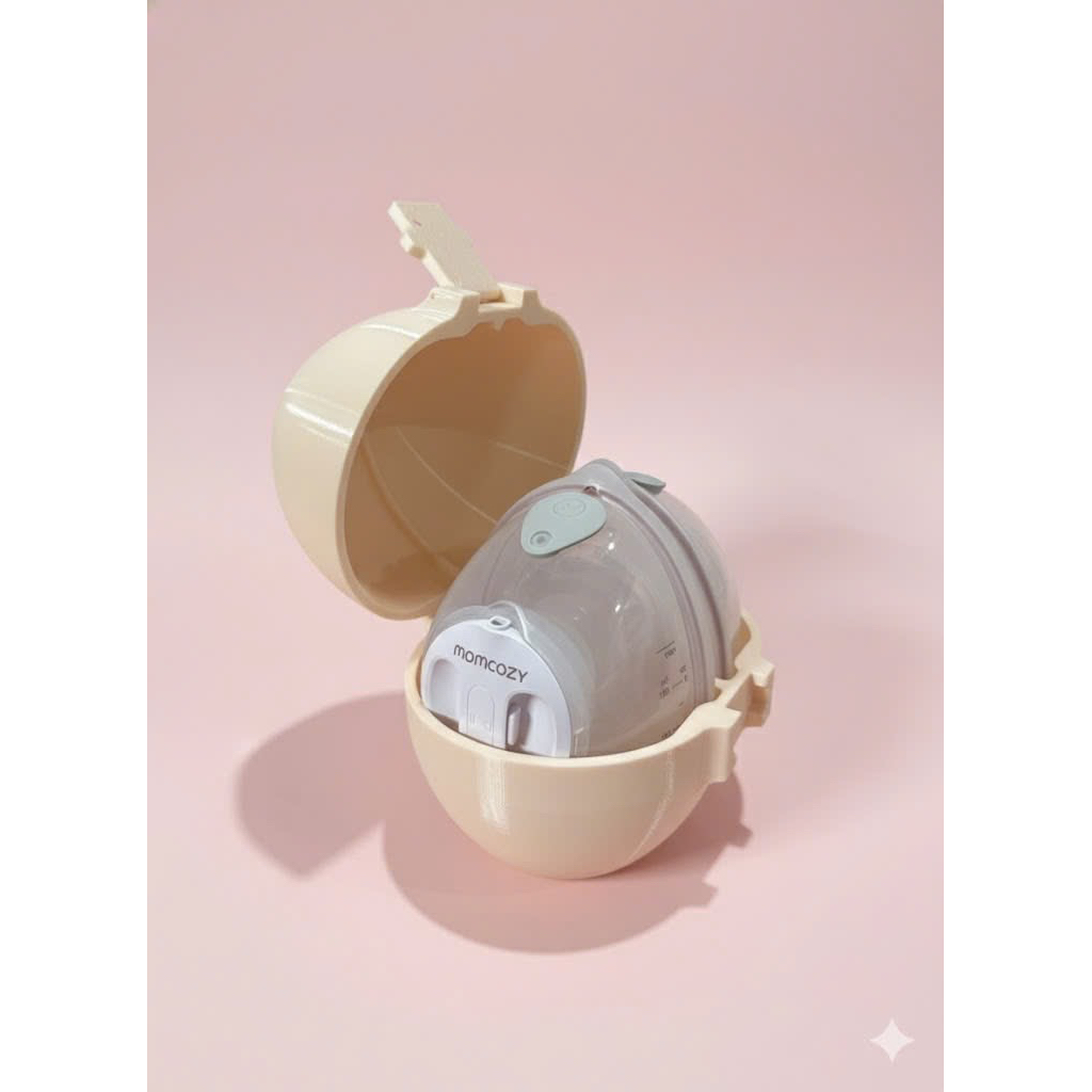 Cốp đựng máy hút sữa không dây vỏ cứng.Hộp đựng Mcz v2 pro phiên bản Cup trắng.thiết kế, màu sắc tuỳ