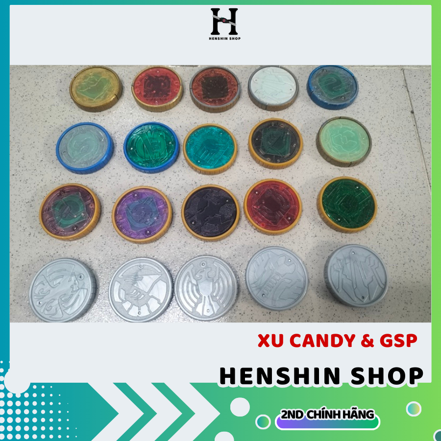 Đồ chơi xu Candy, GSP Core Medal Kamen Rider OOO chính hãng BANDAI