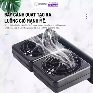 Quạt làm mát bể thủy sinh – Fan Cooling System, giảm nhiệt độ hồ cá hiệu quả