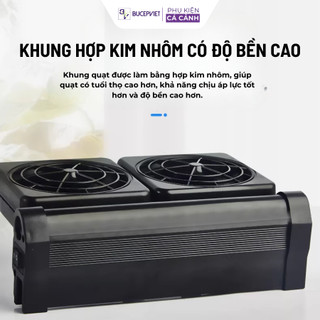 Quạt làm mát bể thủy sinh – Fan Cooling System, giảm nhiệt độ hồ cá hiệu quả