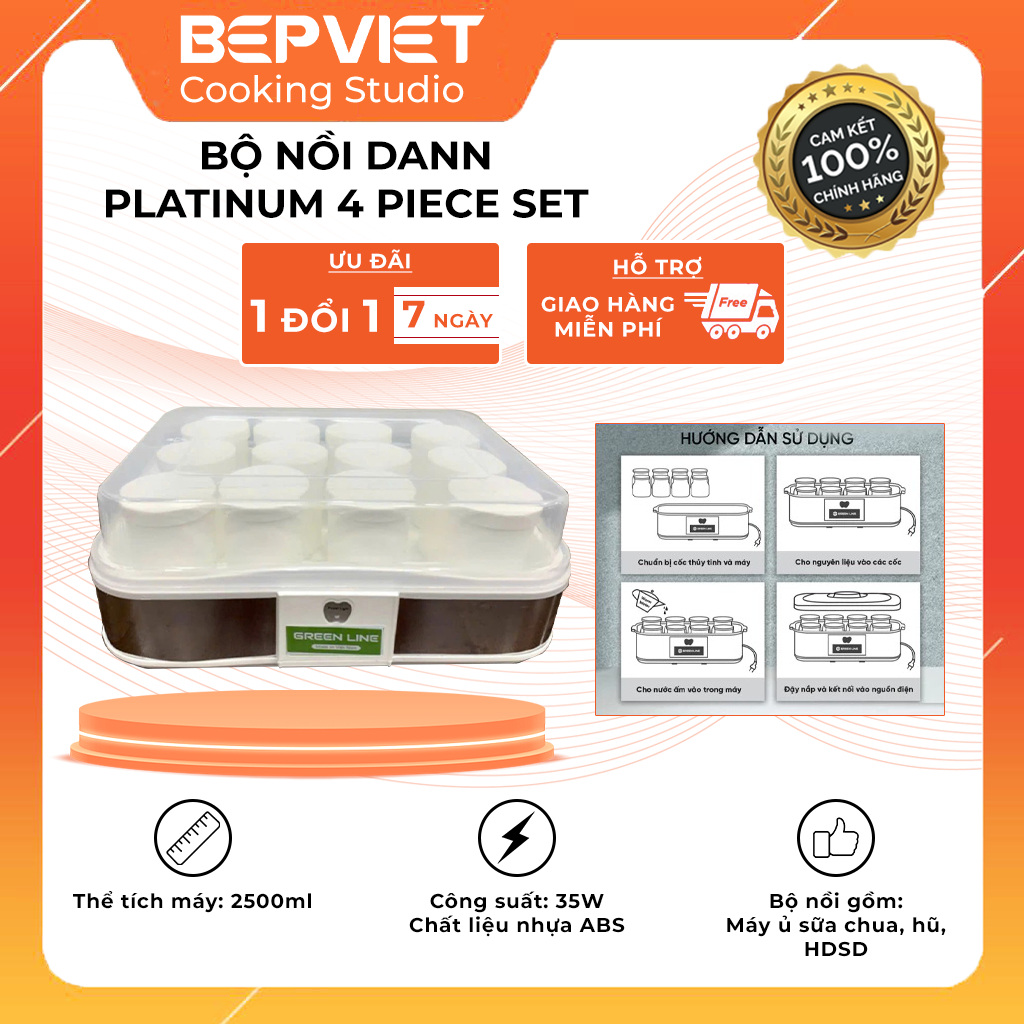 Máy làm sữa chua Green Line bảo hành chính hãng