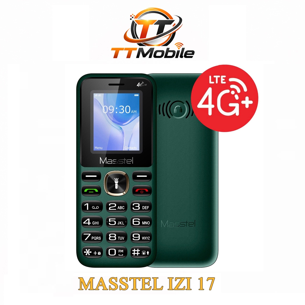 Điện thoại Masstel Izi 17 4G Thiết kế nhỏ gọn,Lịch âm tiện lợi