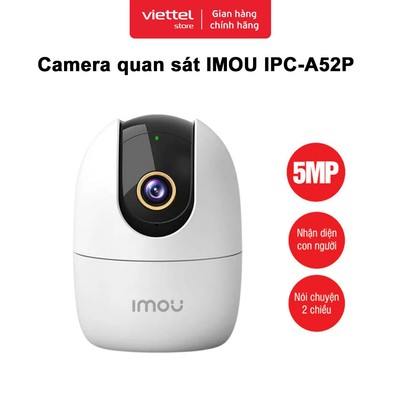 Camera IMOU Quan Sát IPC-A52P Chính hãng | Kết nối Wifi Nhanh | Đầy Đủ Tính Năng Thông Minh