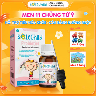 SoleChild Probiotics 10ml - Men Vi Sinh 11 Chủng Từ Ý Hỗ Trợ Tiêu Hóa & Cân Bằng Hệ Vi Sinh Đường Ruột