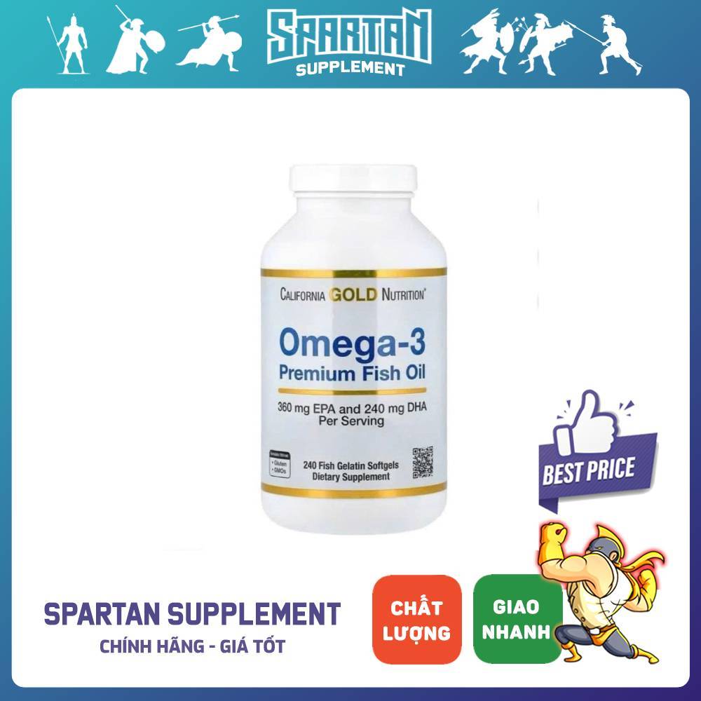 Dầu Cá California Gold Nutrition Omega-3 Premium Fish Oil