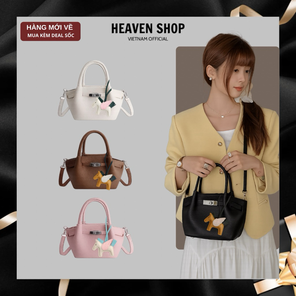 [LEE] Túi Xách Nữ PEAR&CHARM Da Bag & Hàng Có Sẵn - HEAVEN SHOP