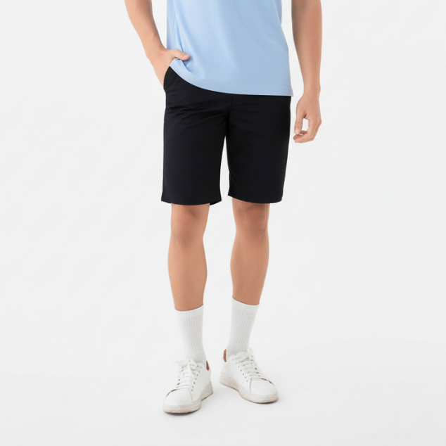 Quần Short Kaki Nam 5S FASHION Mềm Mịn,Thiết Kế Cúc Ẩn Mặt Trong Lịch Sự (QSK25014) | BigBuy360 - bigbuy360.vn