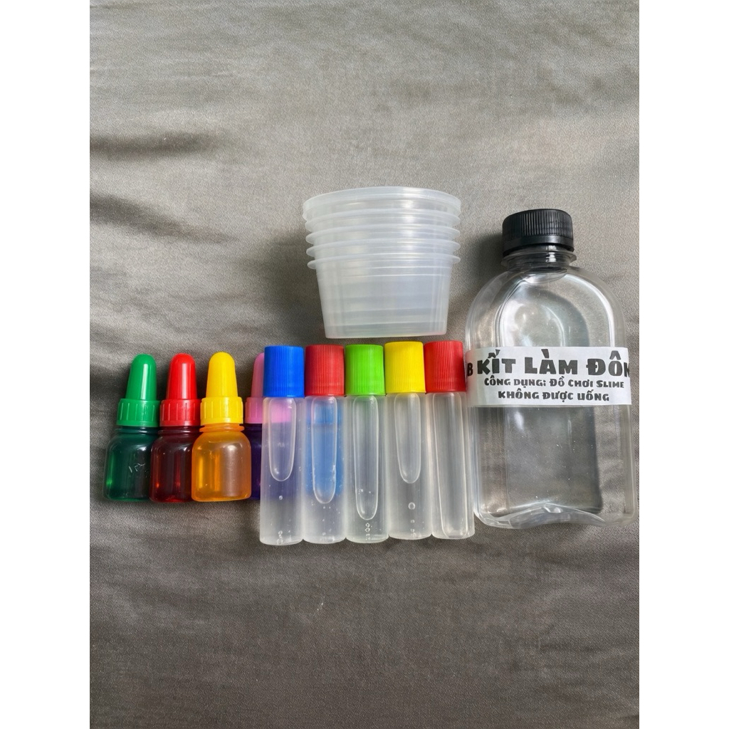 Combo Làm Slime Trong Suốt