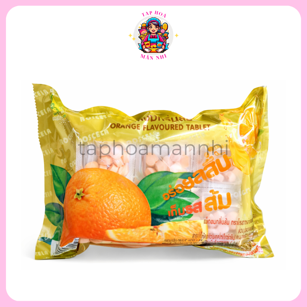 Kẹo Ngậm Cam Vitamin C Thái Lan (Gói 67g)