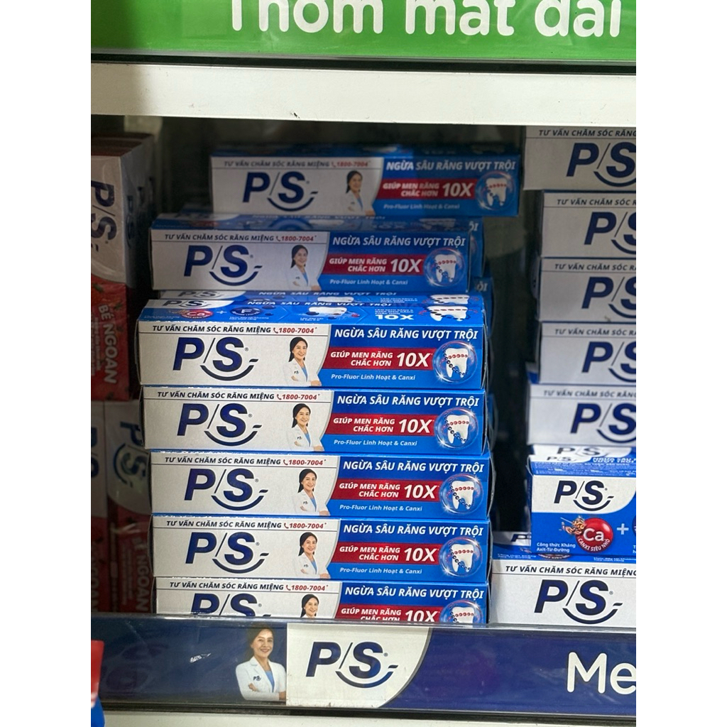 Kem đánh răng PS ngừa sâu răng vượt trội 100g/180g/230g