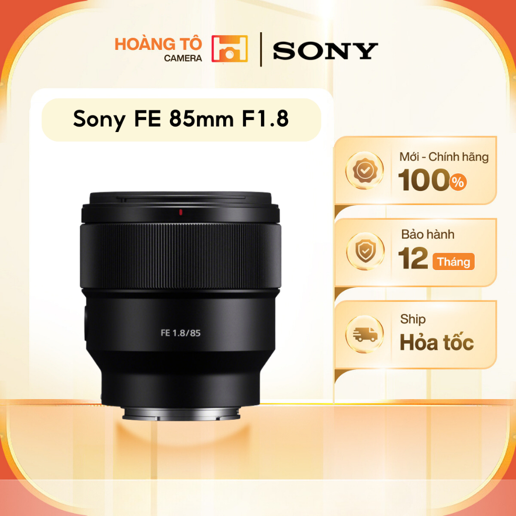 Ống kính Sony FE 85mm F1.8  | Mới chính hãng