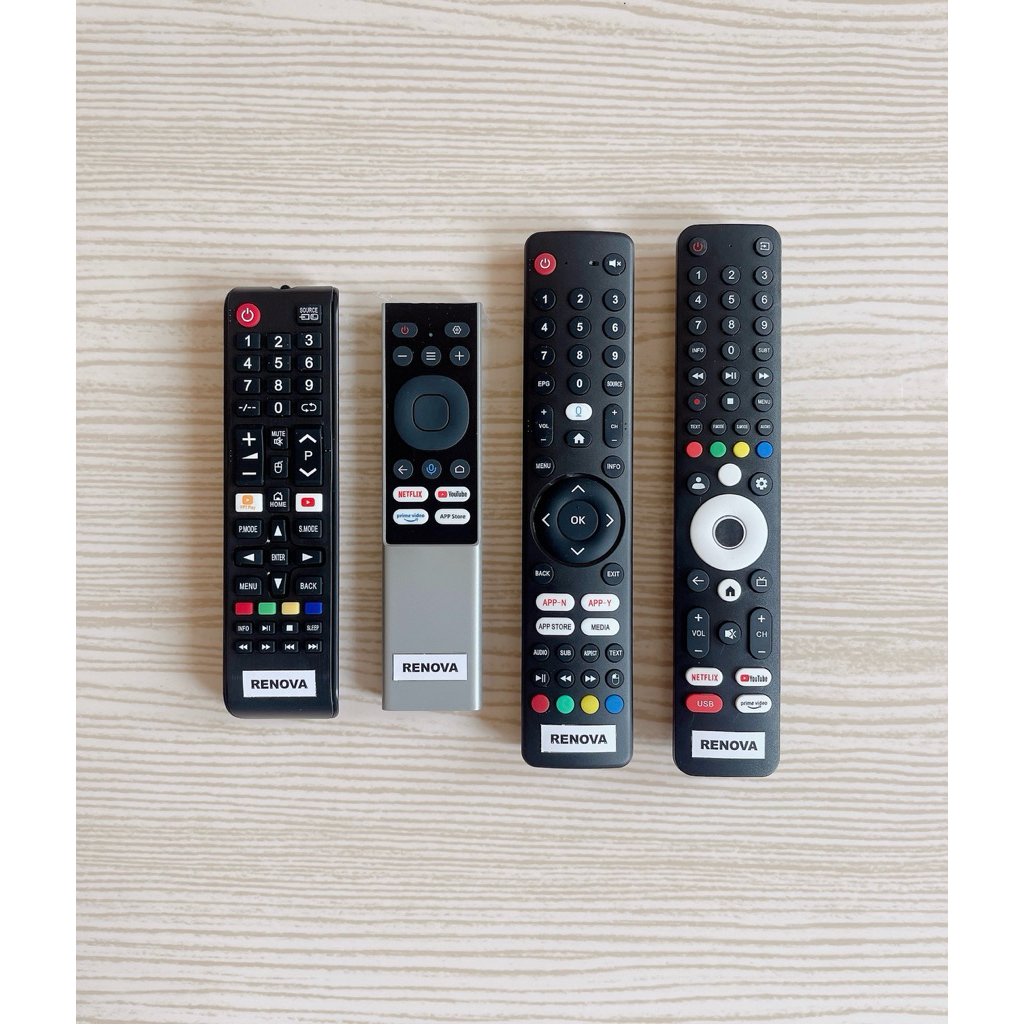 Remote Điều khiển Tivi Renova tặng pin( Dùng cho Tivi Renova có điều khiển giống hình)