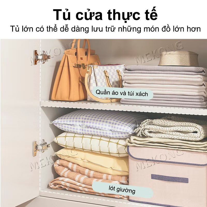 MK Tủ Đựng Đồ Lót Quần Áo Gỗ MDF Chống Ẩm Cao Cấp Thiết Kế Không Tay Nắm Hiện Đại | BigBuy360 - bigbuy360.vn