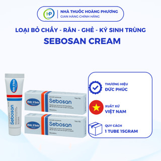 CHÍNH HÃNG | Kem bôi ghẻ Sebosan giúp loại bỏ ghẻ và kí sinh trùng khỏi da - HIỆU QUẢ