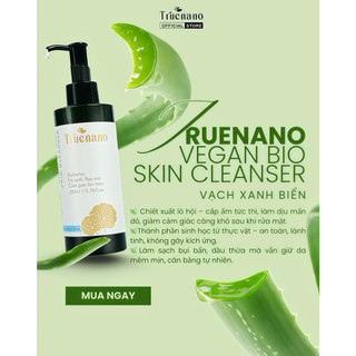 [CHÍNH HÃNG] Sữa Rửa Mặt Sinh Học Thuần Chay Vegan Bio Skin Cleanser 200ml ( Ngừa Mụn, Cấp Ẩm, Sạch Dầu, Bụi Bẩn)