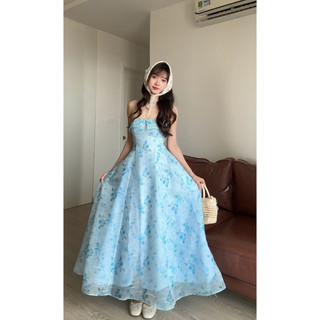 Đầm cúp ngực dáng dài SARA DRESS