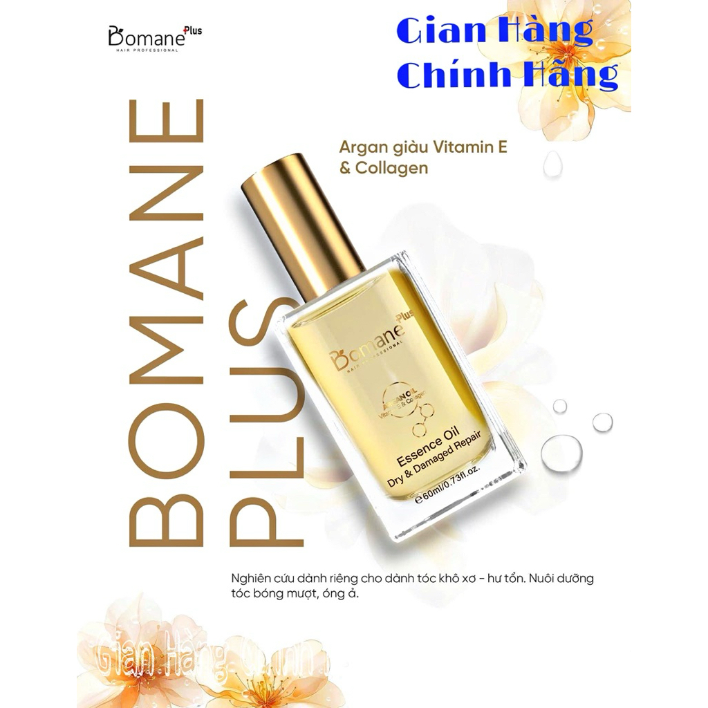 Tinh Dầu Argan Bomane Plus Dưỡng Phục Hồi Tóc Hư Tổn - Dưỡng Tóc
