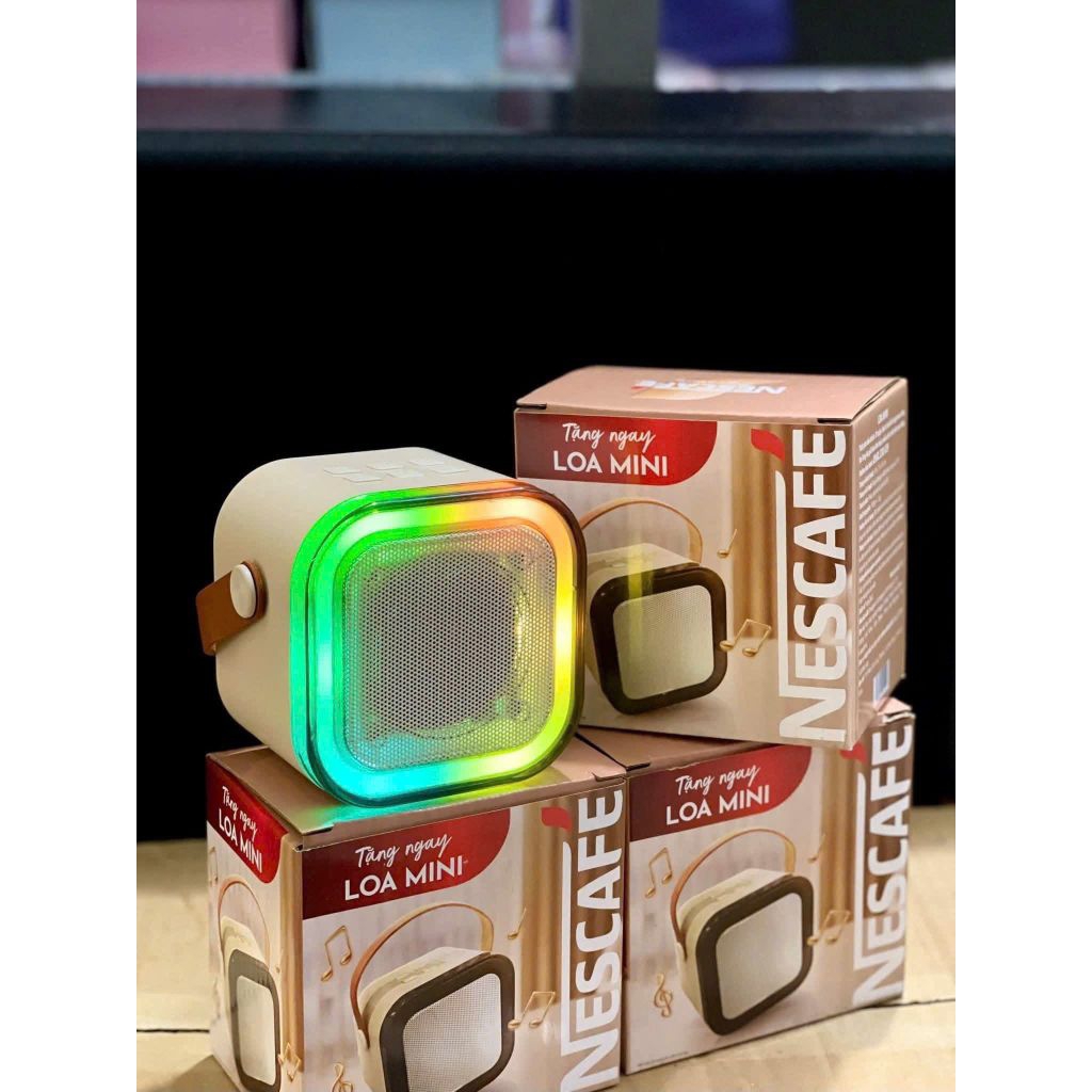 Loa Mini Nescafé có đèn