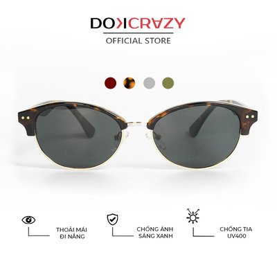 Kính mát thời trang DOKCRAZY ZEN Mắt Mèo Chất Liệu Nhựa Cao Cấp, Form Basic, Tiểu Thư, Sang Chảnh,Chống tia UV400, Nữ