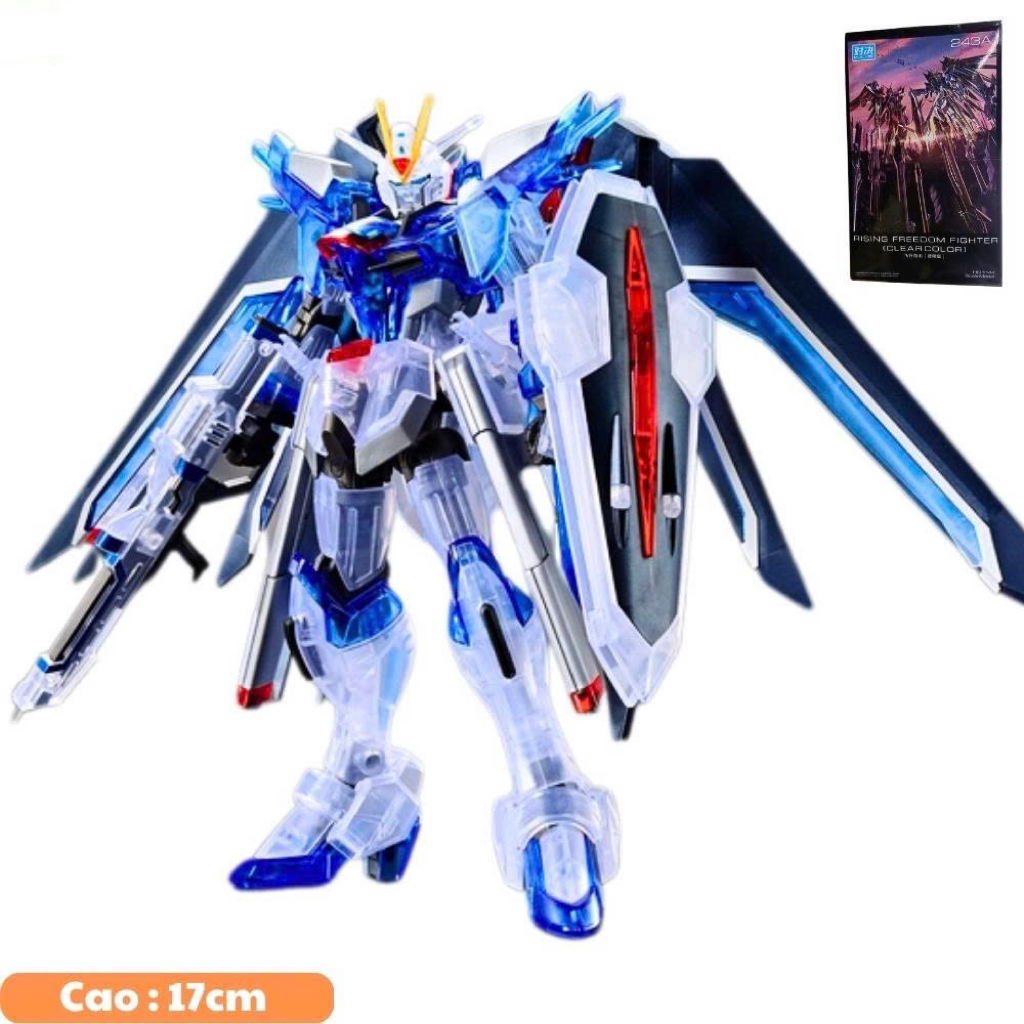 Hộp đồ chơi lắp ghép Robot - Gundam HG /144  Rising freedom  - Cao 17cm