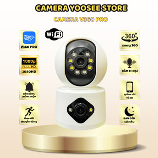 YOOSEE  wifi CCTV Camera 8+2 mạng không dây Wifi FHD 1080P 2 ống kính 8 đèn LED WIFI 2.4G  Đàm Thoại 2 Chiều