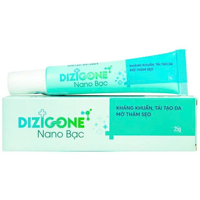 Kem bôi phục hồi da Dizigone nano bạc 25g