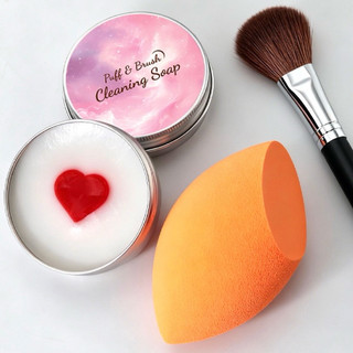 Sáp giặt cọ chổi make up, giặt bông mút trang điểm