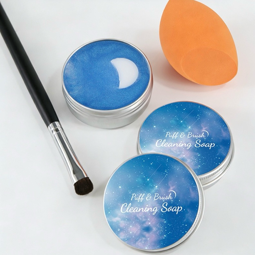 Sáp giặt cọ chổi make up, giặt bông mút trang điểm