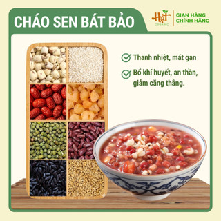 Cháo Sen Bát Bảo, Set Nguyên Liệu Nấu Cháo Ăn Chay Thực Dưỡng Lành Mạnh Healthy Tiện Dụng