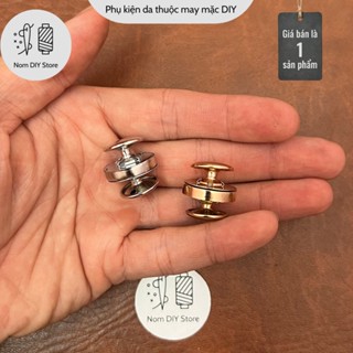 Nút Gài Nam Châm 2 Mặt Tán Ive 15mm Phụ Liệu Vật Tư Cụ May Gia Công Đồ Da Túi Xách Bóp Ví Giỏ Balo Thủ Công Handmade Diy
