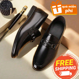 Giày Lười Da Nam Đế Cao 4cm Lịch Thiệp Sang Trọng Quý Phái Phù Hợp Cho Đi Chơi Và Đi Làm G15 Bảo Hành 1 năm