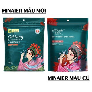 COMBO 2 GÓI KHĂN NÉN THƯƠNG HIỆU MINAIER [24*30cm] - Khăn Giấy Nén Chính Hãng Chất Lượng Cao