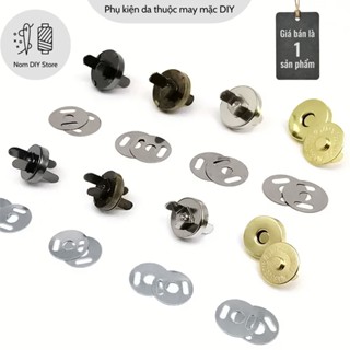 Nút Hít Nam Châm 14mm 18mm Chất Hợp Kim Loại Tốt Phụ Kiện Làm Túi Xách Handmade DIY