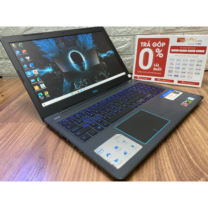 DELL GAMING G3 3579 CORE I7 8750H RAM 16G SSD 512G 15.6INCH FHD VGA GTX 1050TI