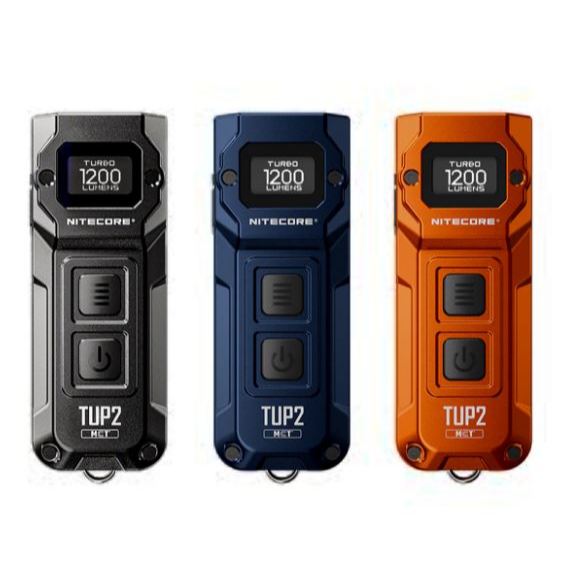 Đèn Pin Móc Khóa Nitecore TUP2 – 1200 Lumens | 3 Nhiệt Độ Màu | Màn Hình OLED | Sạc USB-C | Pin 1300