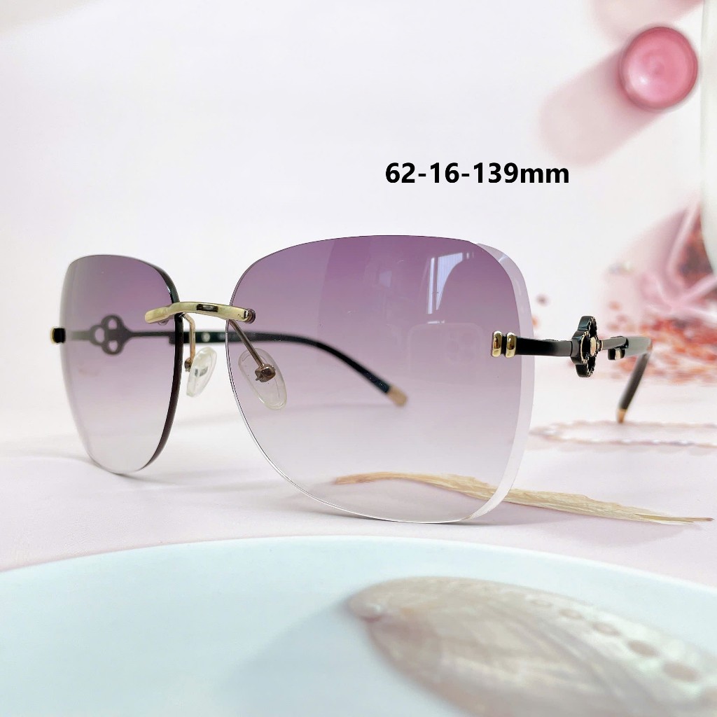 Mắt Kính Thời Trang Nữ - Kính Nữ Màu Đen Khói Tròng Polarized Cao Cấp Mã 6862