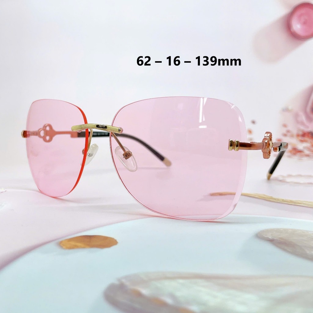 Mắt Kính Thời Trang Cao Cấp – Kính Nữ Màu Hồng Xinh Xắn - Mã 6862