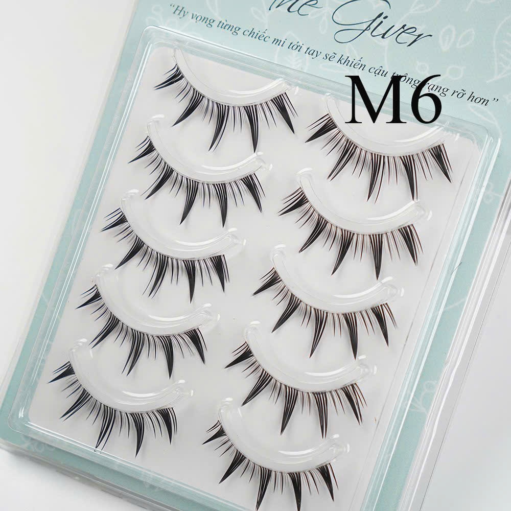 MI GIẢ THE GIVER M6 10–12MM MI GÂN TRONG TỰ NHIÊN, SỢI TƠI NHẸ MẮT TO | MI CONG LASH SHOP