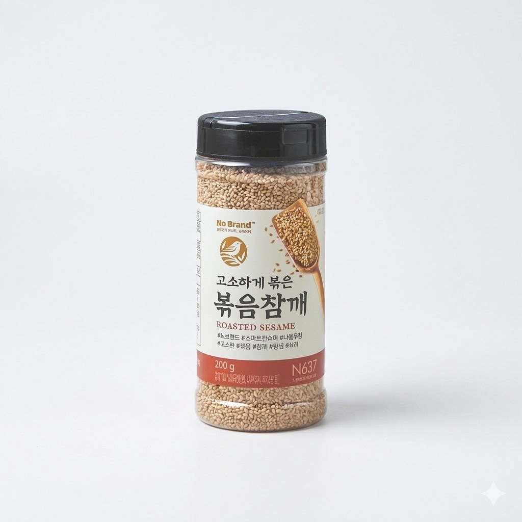 Mè rang No Brand (No Brand Roasted Sesame) Hàn Quốc (Mã E100)