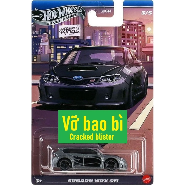 Xe mô hình Hot Wheels Fast & Furious Subaru WRX STI