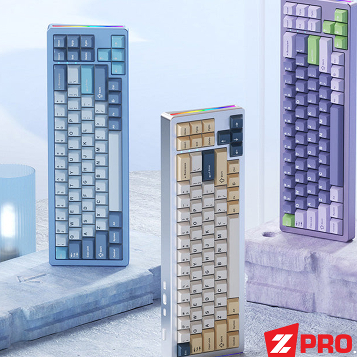 Bàn phím cơ Xinmeng M71 v2 (Nhôm, 3 Modes, Led viền)