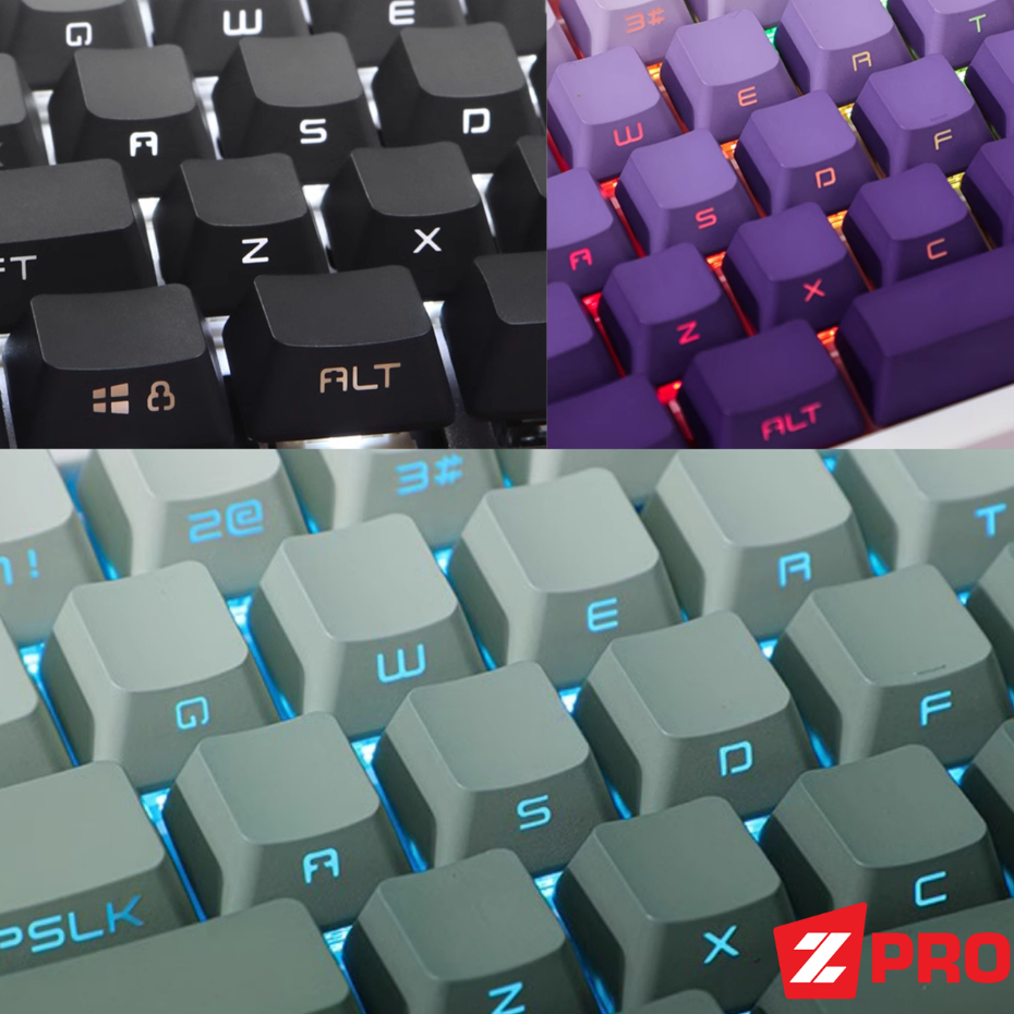 Keycap PBT Gradient JKDK dùng cho mạch xuôi - Keycap Polar