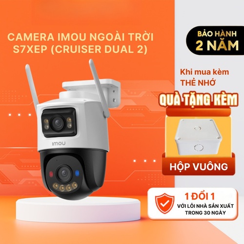 Camera IP Wifi Ngoài Trời Ống Kính Kép IMOU S7XEP (Cruiser Dual 2) 6MP/10MP - Phát Hiện Chuyển Động
