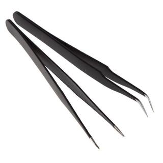 Nhíp Gắp Đá Nail – Nhíp Gắp Mi Đầu Nhọn Cong & Thẳng, Dụng Cụ Trang Trí Móng Chuyên Nghiệp