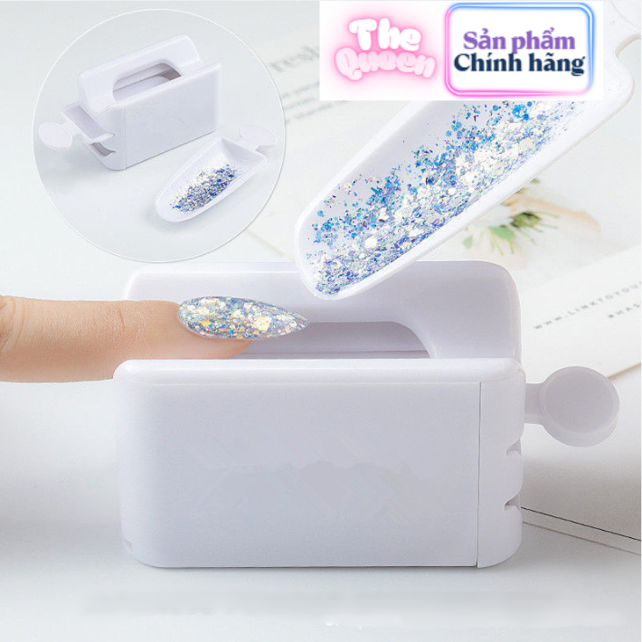 Khay rắc đá nail - Dụng cụ rắc đá nail - Hộp đựng chứa đá rắc - Phụ kiện nail - Dụng cụ nail