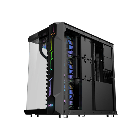 Case máy tính MIK-LV07 Mầu Đen chuyên lắp Main ATX , E-ATX ,Supermicro , X99 Huananzhi F8D Plus , X299 Full | BigBuy360 - bigbuy360.vn