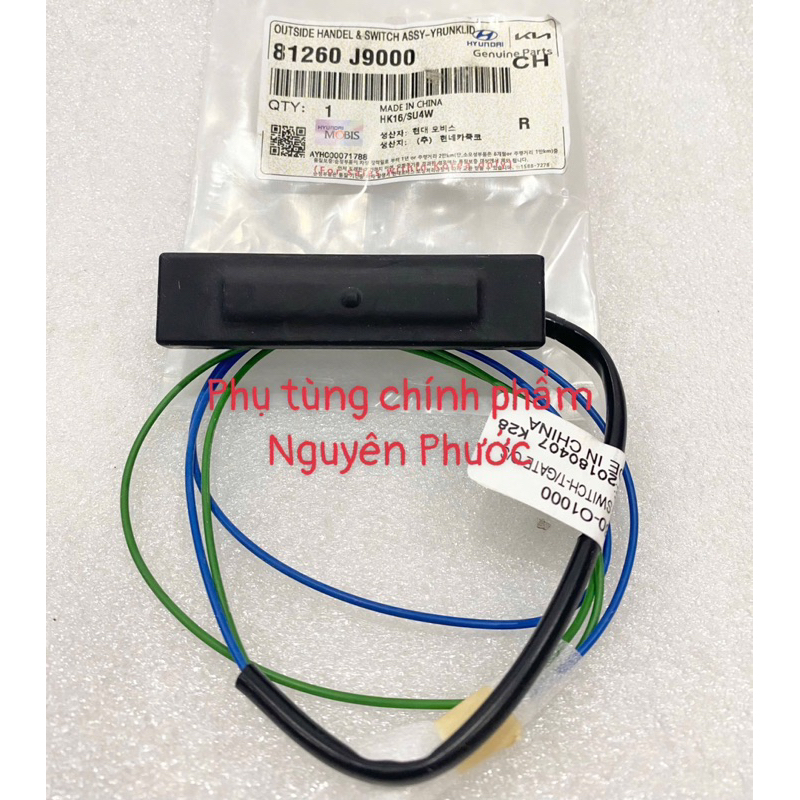 Công tắc mở cốp / cửa hậu KONA, RONDO 14 -> 2020 , SEDONA 14 ->2020, K3 22+ I 55348A4000 - 81260J900