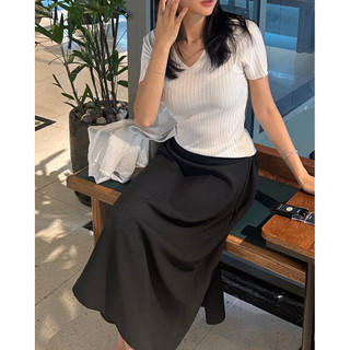 COOL V-NECK KNIT (3 Colors) -LACIEL